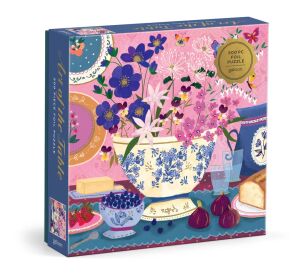 Galison Foil Puzzle Joy Laforme The Art of Dining 500 pieces