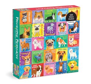 Mudpuppy Puzzle Dog Portraits 500 pieces