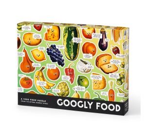 Galison Puzzle Googly Food 1000 pieces