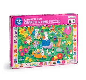 Mudpuppy Puzzle Search and Find Easter Egg Hunt 64 pieces