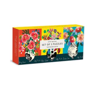 Galison Puzzle Kitty McCall 3in1 120 pieces