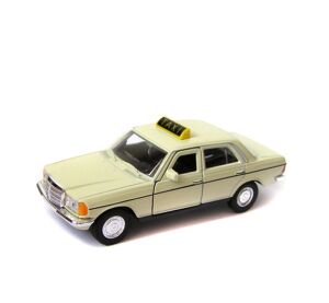 Welly Mercedes Benz E-Class (230E) W123 TAXI 1:34 cream