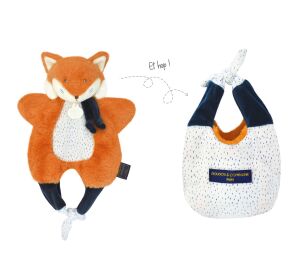 Doudou Fox in 3in1 bag