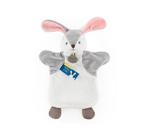 Doudou Plush Puppet Rabbit 25 cm