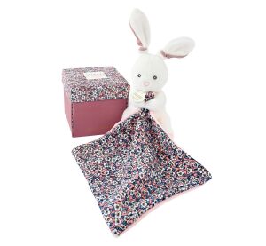 Doudou Gift set - plush rabbit and blanket