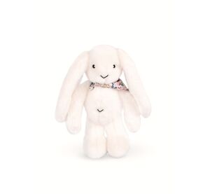 Doudou Plush Rabbit with scarf white 35 cm