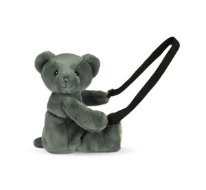 Doudou Plush Shoulder Bag Bear Khaki 30 cm