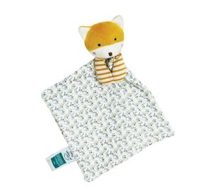 Doudou Gift set - Fox with blanket made of organic cotton 20 cm