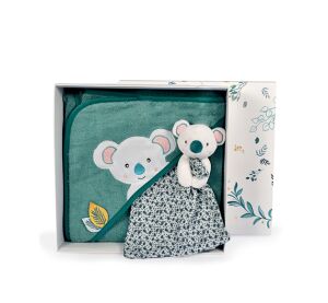 Doudou Gift set - plush koala with towel