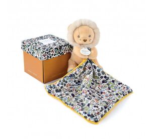 Doudou Gift set - lion cub with blanket 12 cm