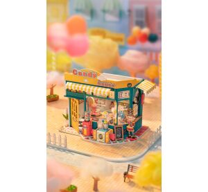 RoboTime 3D wooden jigsaw puzzle Miniature house Confectionery