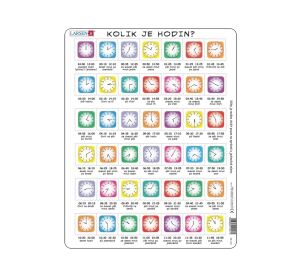 Larsen Educational Puzzle Clock 42 pieces
