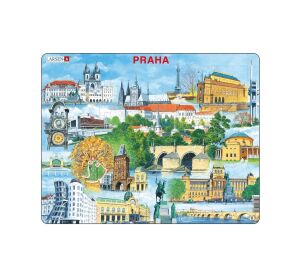 Larsen Educational puzzle Prague Sights 66 pieces