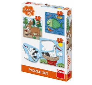 Dino Puzzle Animals: where they live