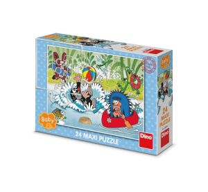 Dino Puzzle Mole in the water 24 pieces maxi