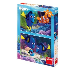 Dino Puzzle Dory found herself 2x77 pieces