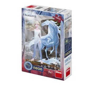 Dino Puzzle Frozen II with Ice Horse 100 pieces