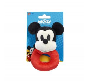 Rainbow Plush Rattle Mickey Mouse