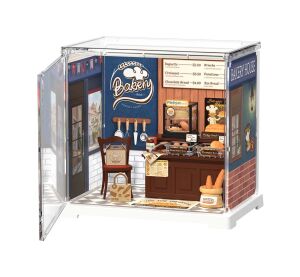 RoboTime 3D wooden jigsaw Miniature House Mini Bakery