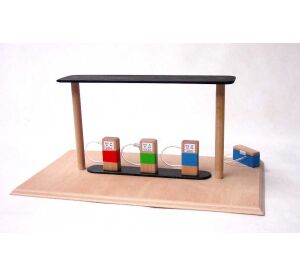 Wooden petrol station