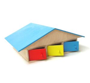 Wooden garage for 6 cars