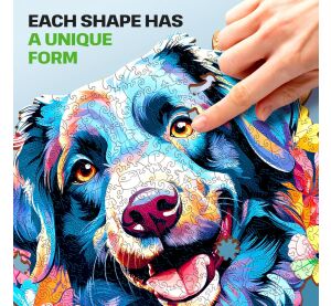 EscapeWelt Wooden Puzzle Dog 500 pieces