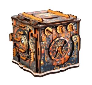 EscapeWelt Wooden puzzle iQube Dark Box
