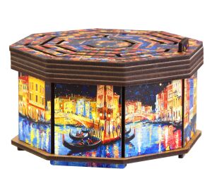 EscapeWelt Wooden Puzzle Art Secret Maze Box