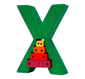 Fauna Alphabet letter X xylophone