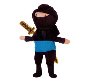 Fiesta Crafts Blue Ninja Finger Puppet