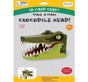 Fiesta Crafts Creative set 3D Crocodile mask