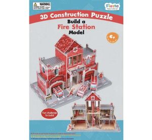 Fiesta Crafts 3D puzzle Fire Station
