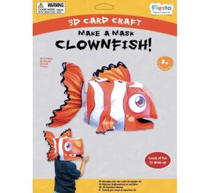 Fiesta Crafts 3D Clown Mask Creative Set