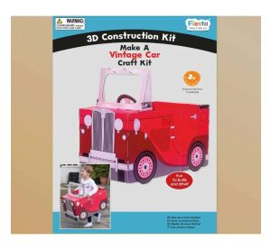 Fiesta Crafts 3D Jigsaw Vintage Car Red