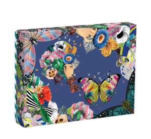 Galison Christian Lacroix Butterfly and Bouquet shape puzzle set