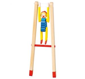 Goki Wooden Clown Rope on the Trapeze