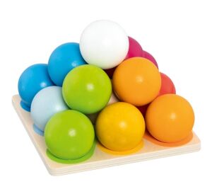 Goki Ball pyramid - building and sorting