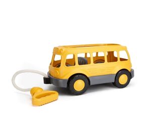 Green Toys Pulling School Bus