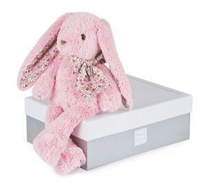 Doudou Histoire d´Ours Plush toy pink rabbit 40 cm