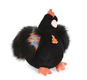 Doudou Histoire d´Ours Plush chicken black 28 cm