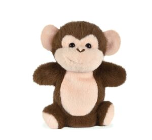 Doudou Histoire d'Ours Plush Hand Puppet Brown Monkey 24 cm