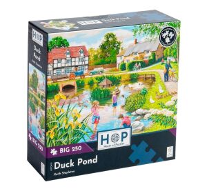 HOP Puzzle Duck Pond - BIG 250 Piece Jigsaw Puzzle