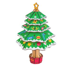 Woodcraft 3D wooden jigsaw Christmas tree