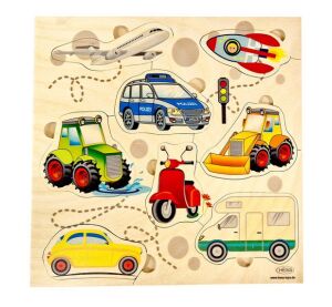 Hess Insert Puzzle Vehicles
