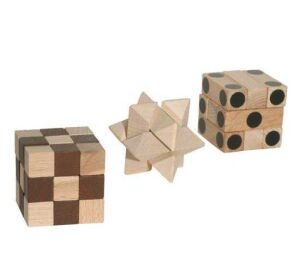 Wooden puzzles Trio IQ