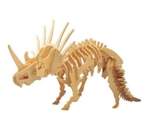 Woodcraft Wooden 3D Puzzle Styracosaurus