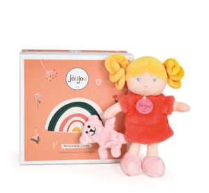 Doudou Jolijou Miss Coral doll 21 cm