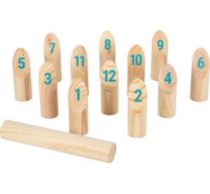 small foot Viking Kubb dice with numbers Active