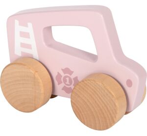 small foot Wooden Pusher Car Pink