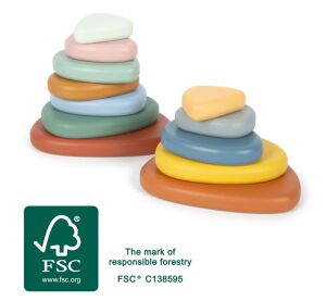 Small Foot Montessori River Stones Balancing Game